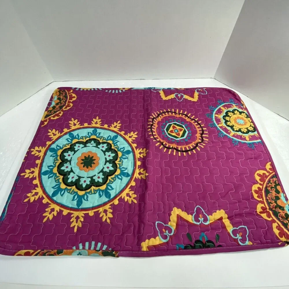 LUSH Brand Pillow Cover Multicolored Boho Hippie Style 26X20 End Zipper Closure